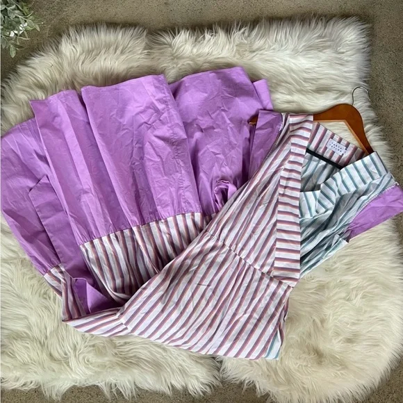 Tanya Taylor Jasmine Striped Dress, Size 6